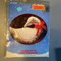 Titan Needlecraft Silhouette Center Piece Christmas Goose Vintage 1988 Stamped Cross Stitch Kit