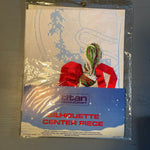 Titan Needlecraft Silhouette Center Piece Christmas Goose Vintage 1988 Stamped Cross Stitch Kit