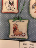 Love Knots Christmas Whimsy 1 vintage counted cross stitch ornament pattern