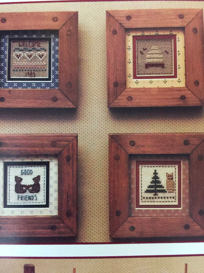 Homespun Elegance Adornments for Christmas and All Year Vintage 1985 counted cross, stitch patterns