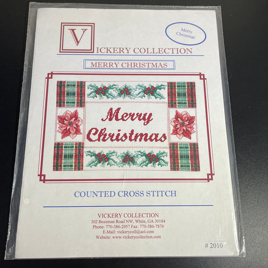 Vickery Collection Merry Christmas #2019 counted cross stitch chart