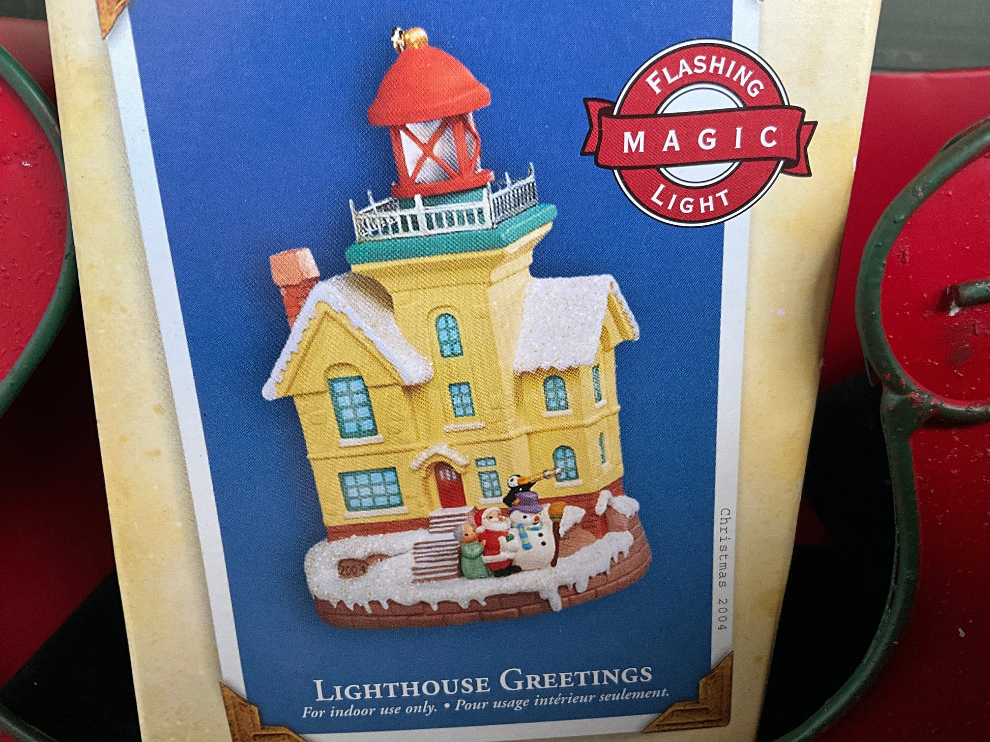 Hallmark choice Lighthouse Greetings Magic Light Keepsake Ornaments see pictures and variations*