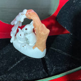 Hallmark Christmas is Sharing choice Hand Painted Bone China Limited Edition Ornaments see pictures and variations*