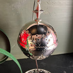 Towle Silversmith Celebrate the Season 2004 Musical Christmas Ball with ornate stand