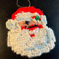 Fantastic fabric/plastic canvas vintage Christmas ornaments see pictures and variations*