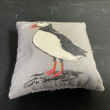 Precious Puffin Pillow vintage painted miniature collectible