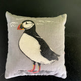 Precious Puffin Pillow vintage painted miniature collectible