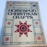 Better Homes and Gardens, Homespun Christmas Crafts, Vintage 1983, Softcover Craft Book