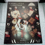 Homespun Elegance A Merry Little Christmas No. 25 Vintage 1992 Counted Cross Stitch Chart