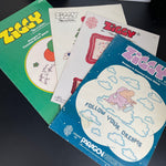 Gloria & Pat Ziggy by Tom Wilson Set of 4 Vintage Paragon Needlecraft 1980s Counted Cross Stitch Charts*