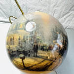 Thomas Kinkade, Painter of Light, Limited Edition Glass Holiday Ornament
