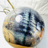 Thomas Kinkade, Painter of Light, Limited Edition Glass Holiday Ornament