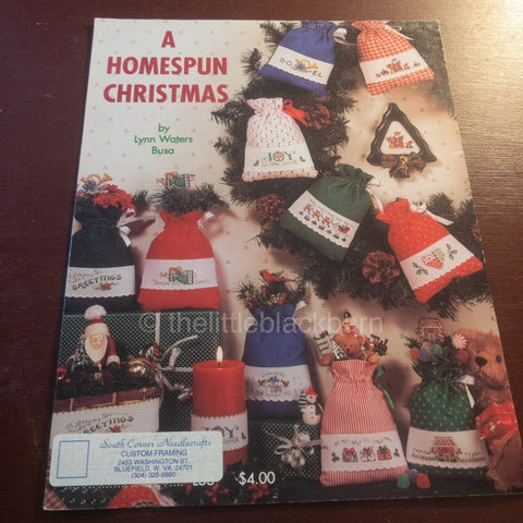 Graph-its A Homespun Christmas By Lynn Waters Busa Vintage 1990*\counted cross stitch chart