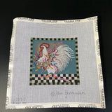 Ravishing Roosters choice hand painted needlepoint canvases5 by 5 inches  see pictures and variations*