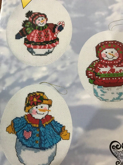 Candamar Designs Cozy Little Christmas Ornaments counted cross stitch