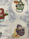 Candamar Designs Cozy Little Christmas Ornaments counted cross stitch