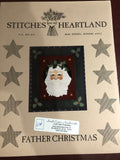 Stitches From the Heartland, Father Christmas, Vintage 1995, Counted Cross Stitch Pattern