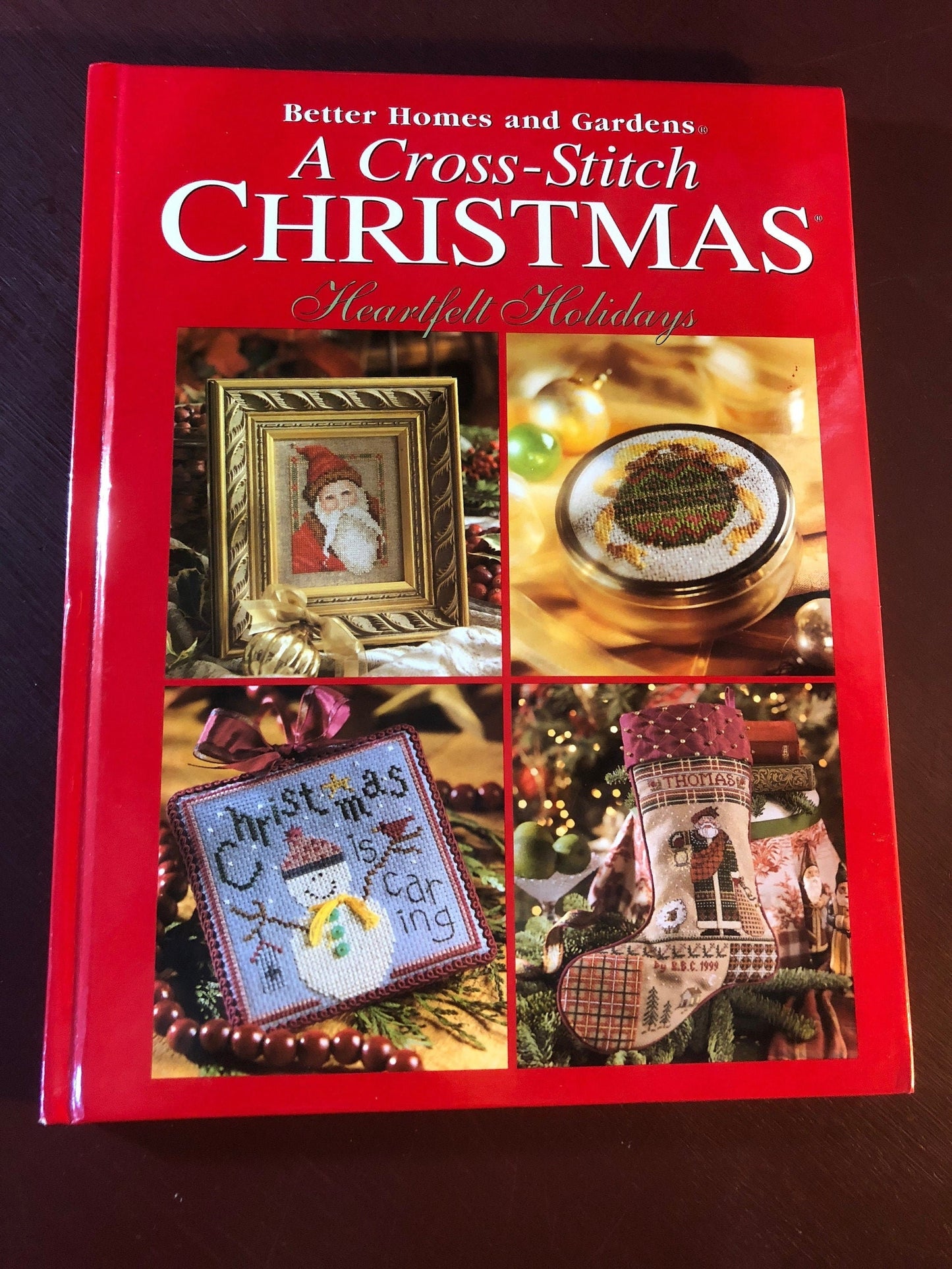 Better Homes and Gardens, A Cross Stitch Christmas, Heartfelt Holidays, Vintage 1999*