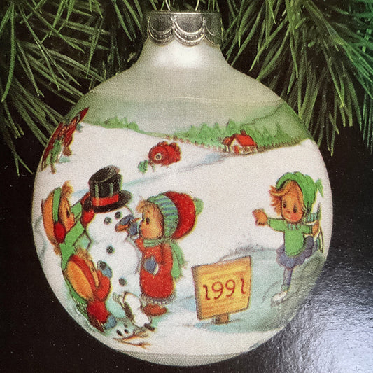 Hallmark Betsy Clark #6 Home For Christmas Dated 1991 Keepsake ornament QX2109