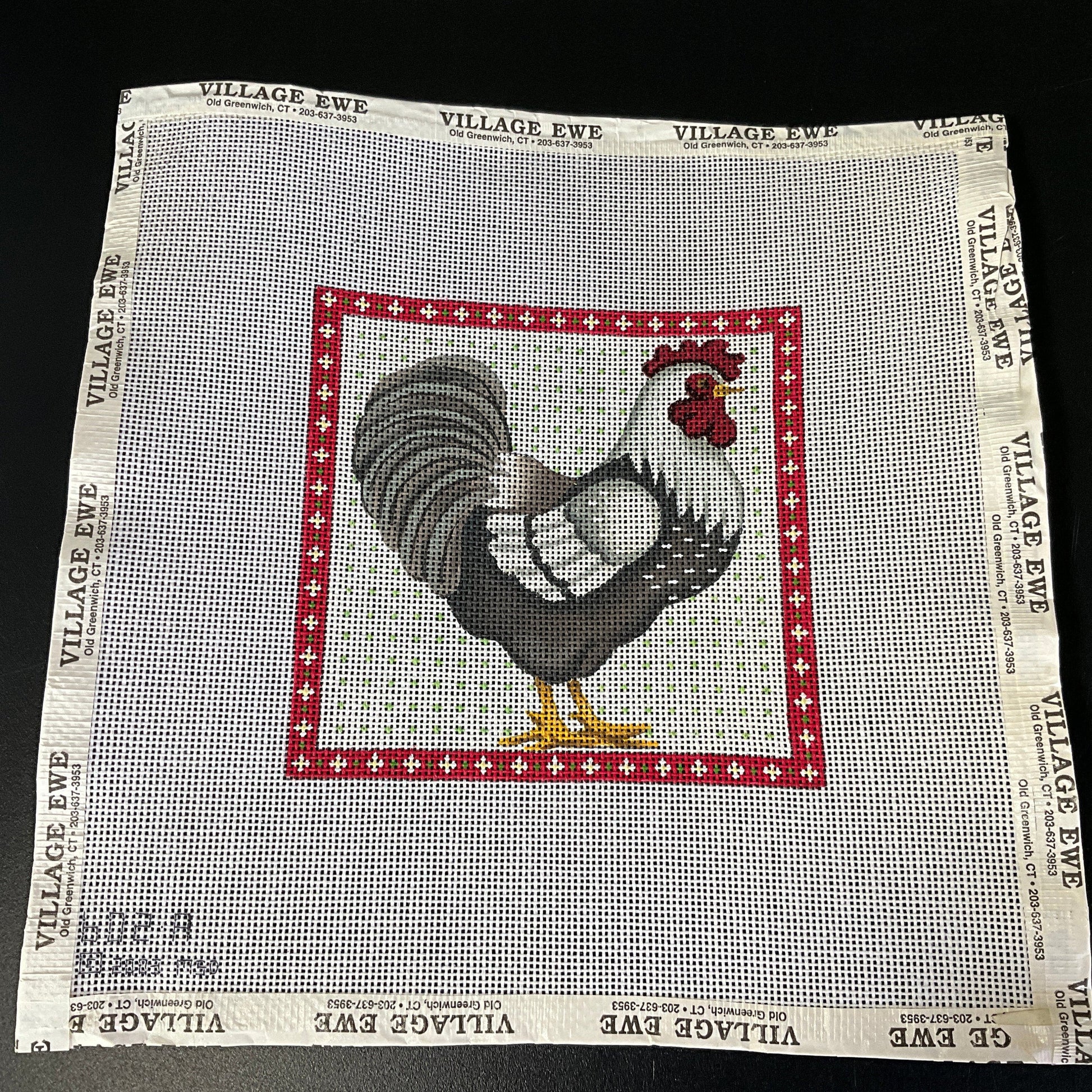 Ravishing Roosters choice hand painted needlepoint canvases5 by 5 inches  see pictures and variations*