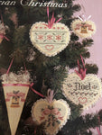 Sue Hillis, Victorian Christmas, Vintage 1989, Counted Cross Stitch Pattern Book