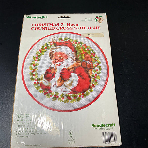 Janlynn Let It Snow Mini Counted Cross Stitch Kit 2.75 Oval 18 Count