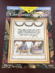 Just Cross Stitch Christmas Sampler Vintage 1995 Counted Cross Stitch Design