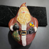 Outstanding Old fashioned Santa Clause cast iron coin bank vintage Christmas collectible
