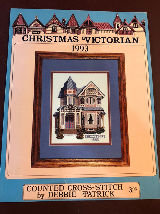 Christmas Victorians, Manmouth OR, Vintage Christmas 1993, Counted Cross Stitch Pattern