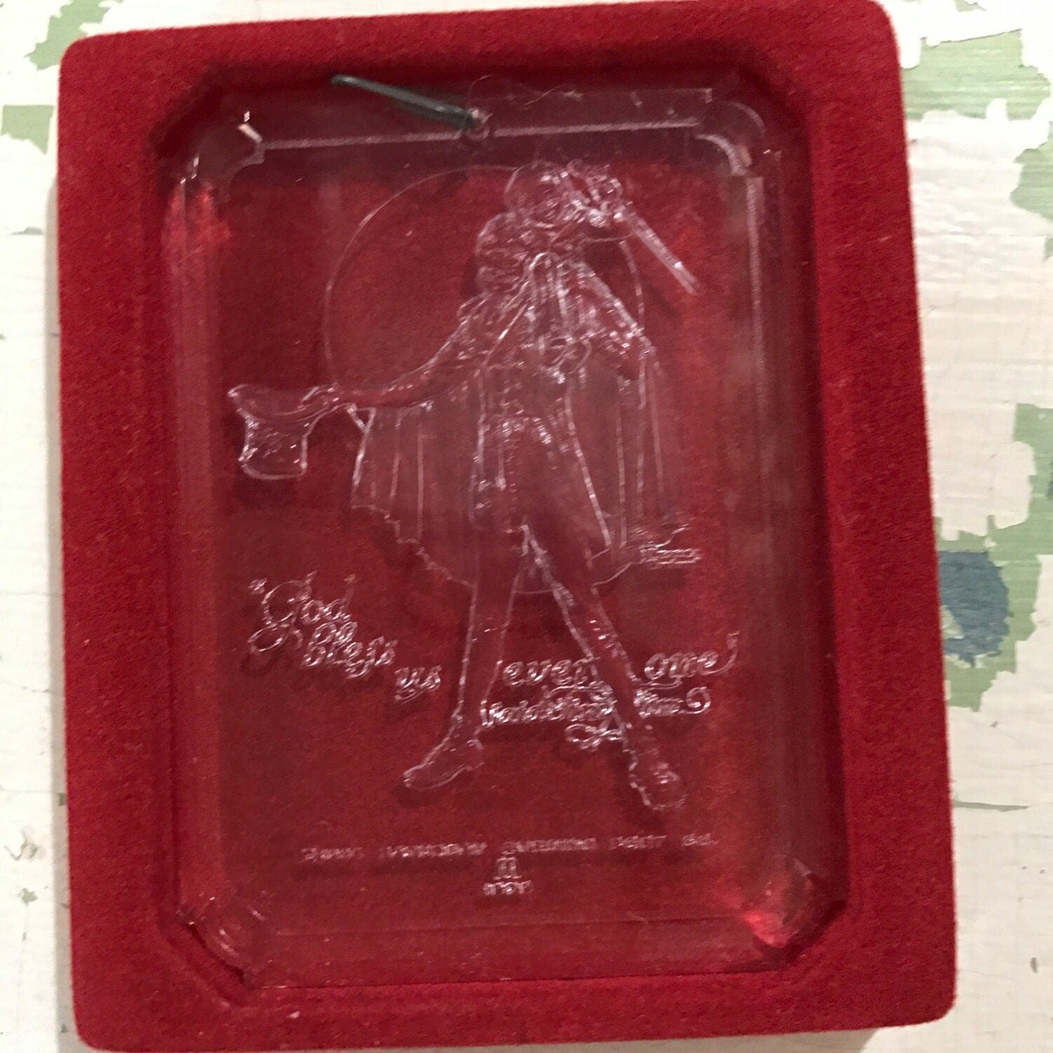 McDonalds 1979 Acrylic Tiny Tim inspired ornament