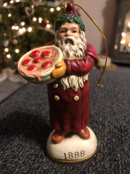 The memories of Santa Christmas Ornament by Christmas Reproductions, Vintage 1987