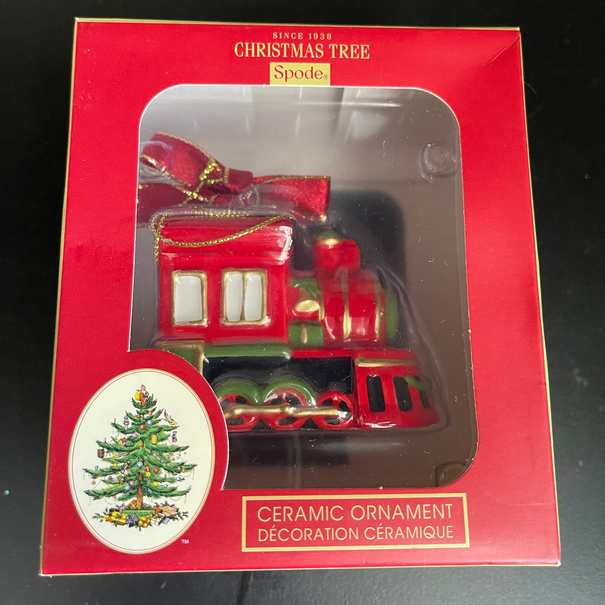 Spode Christmas Tree choice of Santa Clause or Train Engine porcelain ornaments see pictures and variations*