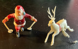 Remarkable resin/plastic choice vintage Christmas ornaments see pictures and variations*
