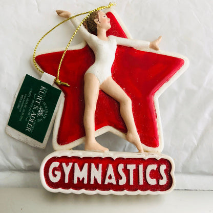 Kurt Adler GYMNASTICS Star Shaped Molded Ornament