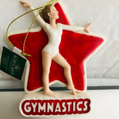 Kurt Adler GYMNASTICS Star Shaped Molded Ornament