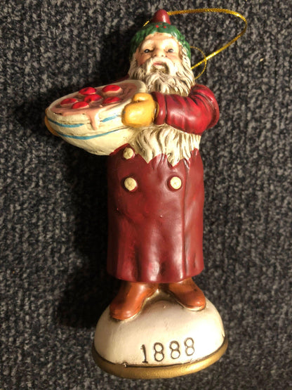 The memories of Santa Christmas Ornament by Christmas Reproductions, Vintage 1987