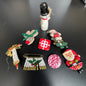 Whimsical Holiday Pins set of 8 vintage Christmas wearables