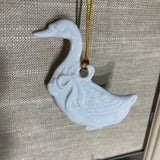 Wonderful white porcelain choice of Christmas ornaments see pictures and variations*