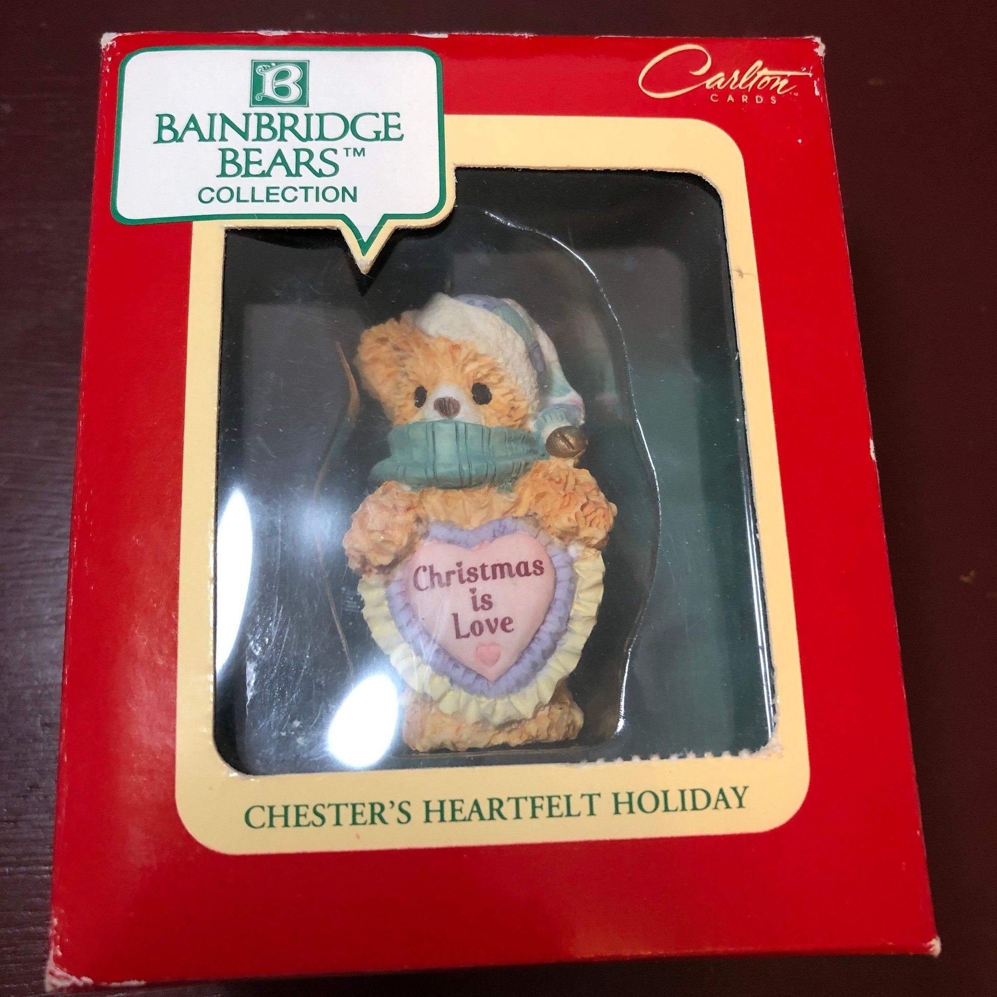 Carlton Cards, Bainbridge Bears, Chester&#39;s Heartfelt Holiday, Vintage Ornament