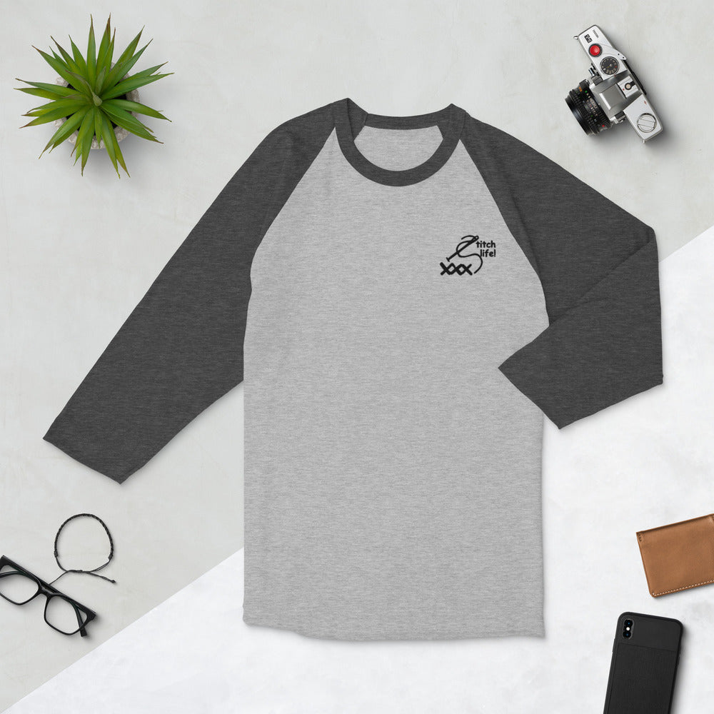 Stitch Life! 3/4 sleeve raglan shirt