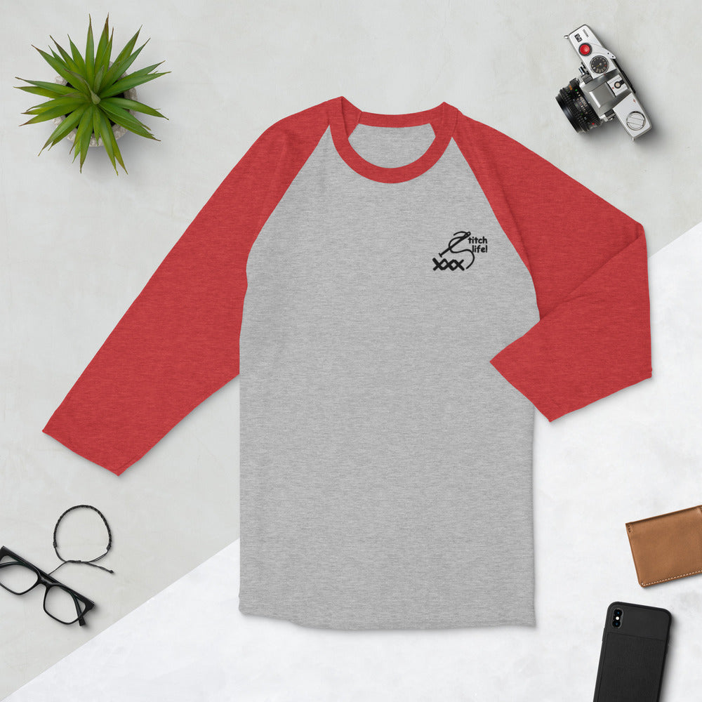 Stitch Life! 3/4 sleeve raglan shirt