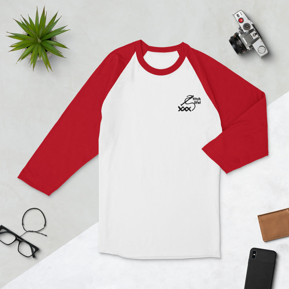 Stitch Life! 3/4 sleeve raglan shirt